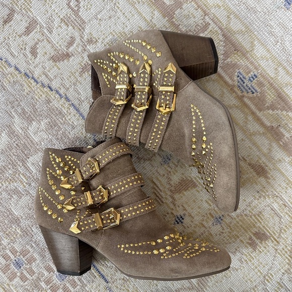 ASH Joyce suede Leather Booties Size 36 - Picture 2 of 10